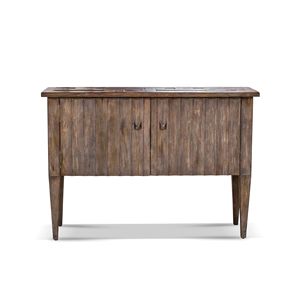 Modern <b>Rustic</b> Solid Wood Sideboard Textured Vertical Panel Storage <b>Cabinet</b> Industrial Living Room Console Buffet Furniture - Product Image 3