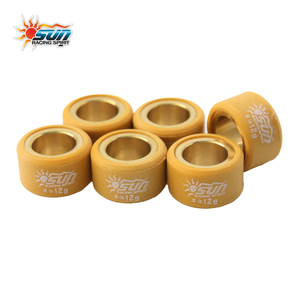 ลูกกลิ้งวาริเอเตอร์ SUN RACING ขนาด 20x12 มม. 12G สำหรับ MIO 125 N-MAX 155 AEROX 155 ชุด CVT เพิ่มความเร่งแบบนุ่มนวล 6 ชิ้น - Product Image 2