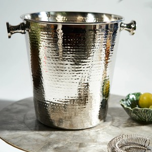 Modern Metal Ice Bucket Beverage Presentation Piece - Product Image 6