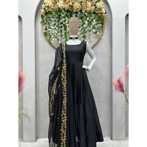 Belle fête porter haut-bas et Dupatta ensemble taille XL look élégant - Product Image 1