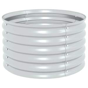 Jardinières et bacs à fleurs surélevés en acier galvanisé argenté - Product Image 2