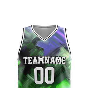 Maillots de basket-ball imprimés numériquement, qualité supérieure, nouveau design, avec personnalisation de la couleur et du design - Product Image 4
