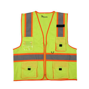 Chaleco Reflectante de Seguridad para la Construcción, Chaleco de Seguridad de Alta Calidad al por Mayor a Precio Económico, Fabricante Pakistaní - Product Image 5