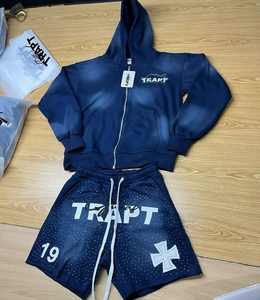 Conjunto Deportivo de Invierno Reversible, Ecológico, Casual, Lavado Ácido, Grueso, Color Sólido, con Logotipo Personalizado, Marca Privada, Alta Calidad - Product Image 4