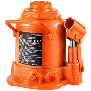 Martinetto idraulico a bottiglia saldato da 20 tonnellate/44092 libbre con manico lungo a 3 sezioni, intervallo di sollevamento 6.69-12.6 per auto - Product Image 6