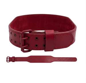 Cinturón de Fitness Antideslizante para Levantamiento de Pesas, Cinturón de Gimnasio Transpirable de Cuero Vacuno con Hebilla Ajustable para Ejercicios de Gimnasio y Entrenamiento Corporal - Product Image 1