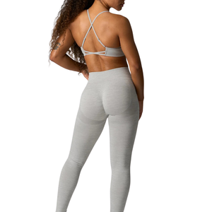 Custom Wholesale Women Seamless Sculpting Leggings OEM ODM High Waist Butt Lift Fitness Yoga <b>Pants</b> Activewear Manufacturer - Product Image 4