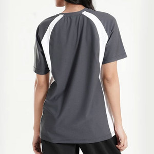เสื้อยืดออกกำลังกายผู้หญิง ดีไซน์แผ่นผ้าแบบโยคะ คอกลม แฟชั่นสำหรับออกกำลังกายกลางแจ้ง ใส่ได้ในฤดูร้อน - Product Image 2