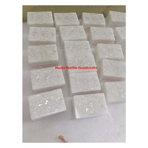 Beautiful Handmade Product Quality Marble Inlay <b>Box</b> With Mother Of Pearl Sea Shell Floral Handmade Art For Jewelry Storage <b>Box</b> - Product Image 5