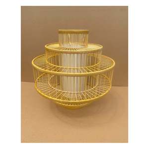 Handmade Bamboo <b>Table</b> Lamp Vietnam Woven Decorative Light for Bedroom <b>Bedside</b> Living Room and Hotel Room Decor - Product Image 2