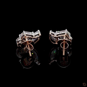 Pendientes de Lujo con Moissanita, Diseño de Racimo, Corte Baguette, Marquesa y Pera, Elegantes y Brillantes, de Moda - Product Image 3