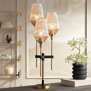 Lámpara de Pie de Latón Sólido de Lujo, Lámpara de Pie Moderna de Latón, Lámpara de Pie de Latón de Estilo Antiguo Hecha a Mano para Sala de Estar - Product Image 1