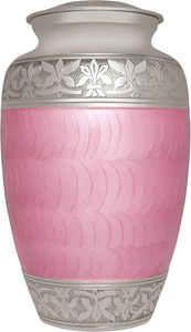Urne funéraire artisanale américaine au design moderne pour adulte, magnifique urne commémorative bleue pour enterrement, capacité de 200 pouces cubes - Product Image 3