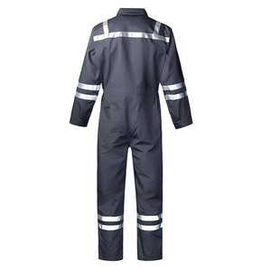 Wholesale Mechanic Worker Jumpsuit Hi Vis One Piece <b>Overalls</b> Coal Mine Farm Security Outdoor Workwear Polyester Fire Breathable - Product Image 4