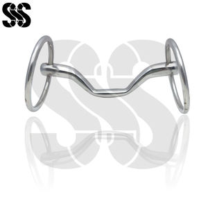 Mors de dressage premium à anneau lâche en acier inoxydable avec support latéral, couleurs et tailles personnalisables, confortables pour l'équitation - Product Image 3