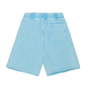 Shorts pour garçons en coton extensible pour un ajustement confortable et décontracté, service OEM, conception avec logo personnalisé et couleur unie - Product Image 6