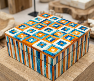 Designer Bone Inlay <b>Box</b> Jewelry <b>Box</b> Handcrafted Modern Glossy Finished Bone Inlay <b>Shelf</b> <b>Box</b> Jewelry Organizer for Luxury Gifting - Product Image 6