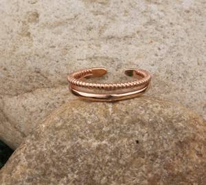 Anillo Solitario Clásico Boho Hecho a Mano con Baño de Oro y Engaste de Plata de Ley 925, Certificado Jaipur, Unisex, para Bodas y Fiestas - Product Image 5