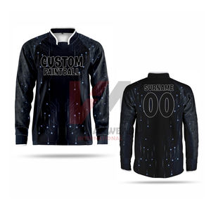 Maillot de paintball tactique à marque privée avec doubles poches bicep et zones de fixation auto-agrippantes – Équipement en gros - Product Image 4