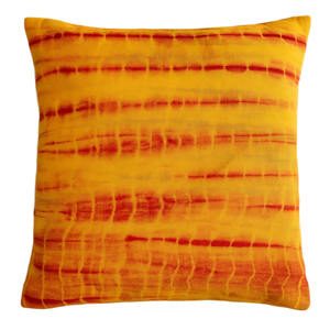 Housse de coussin moderne rouge écologique personnalisable 100% coton à motif uni avec fermeture éclair - Product Image 3