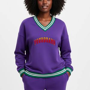 Sudadera con capucha extragrande de alta calidad, hecha a medida, con cremallera, lavado ácido, ligera, de forro polar para mujer, con logo desgastado - Product Image 1