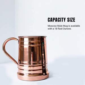Tazas de Cerveza de Cobre Real de Alta Calidad, 400 ml, Ecológicas, Aptas para Alimentos, con Asa, para Oficina, Picnics y Bares, Precio al por Mayor Personalizado - Product Image 6