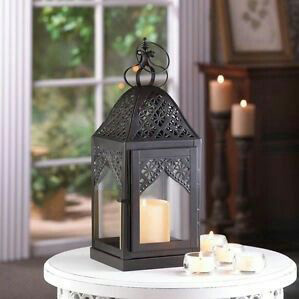 Designer Metal <b>Lantern</b> <b>Candle</b> Holder with Artistic Hollow Pattern for Luxury Home Decor - Product Image 2