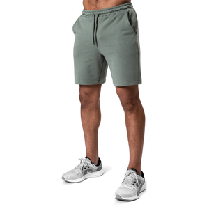 Pantalones cortos Bermuda de algodón de color sólido para hombre con cordón en la cintura y bolsillos, ropa informal, pantalones cortos transpirables de estilo urbano - Product Image 1