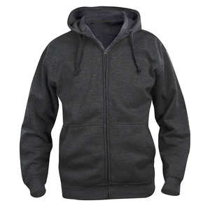 Nueva sudadera con capucha holgada para hombre con cremallera corta, de otoño/invierno, 430g, de forro polar grueso. - Product Image 3