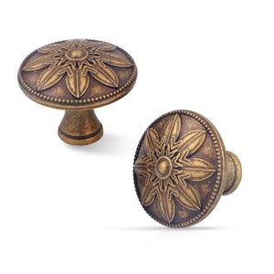 Poignées de tiroir en bois de noyer style Art Déco chromées en gros |   Poignées Artisanales de Moradabad - Product Image 4