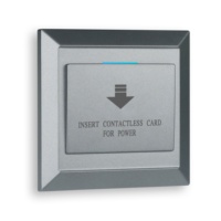 Interruptor de Pared Programable para Ahorro de Energía, 220V 40A, Interruptor Inteligente para Hotel con Tarjeta Temic de 125Khz y Función de Control de Tiempo