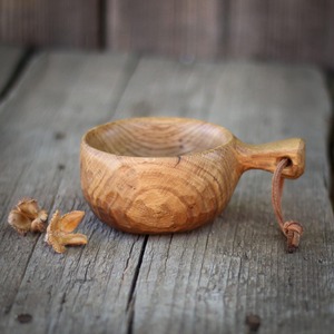 Taza Kuksa Hecha a Mano, Taza de Madera a Precio Económico para Café, Té, Aventuras al Aire Libre y Uso Diario - Product Image 4