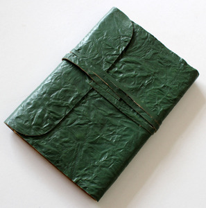 Elegant Antique-Looking Recycled Cotton Paper <b>Journal</b> Hard Bound Leather <b>Journal</b> With Leather Strap <b>Notebooks</b> - Product Image 3
