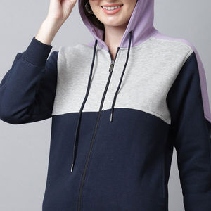 Conjunto Deportivo Casual de Invierno para Mujer, Color y Logotipo Personalizables, Transpirable, con Capucha, 100% Algodón - Product Image 5