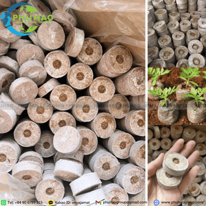 Producto estrella: Pellets de fibra de coco al 95% para un crecimiento saludable de las raíces y suelos sueltos, en tamaños de 3.5 a 4.2 cm, para uso en invernaderos. - Product Image 4