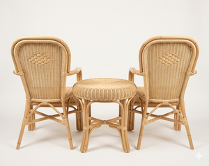 Lokal Pride Indonesian Handmade Product Aldio 2 Armchairs and <b>Table</b> for Furniture Garden Terrace <b>Sets</b> - Product Image 4