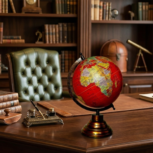 ARTISTIC CRAFTS Globo Terráqueo Moderno con Base de Hierro para Escritorio |   Globo Terráqueo de Plástico para Decoración de Escritorio de Oficina, Mesa de Estudio, Aula - Product Image 5