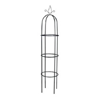 Neuer Verkaufsschlager: Eisen-Gartenobelisk im Modernen Design, Pulverbeschichtet, Langlebig, Perfekt für Blumenpräsentation im Freien, Anpassbare Größe und Form