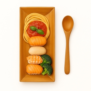 Bamboo Bohemian Solid Pattern Eco-Friendly Dishwasher Safe <b>Disposable</b> Durable Party & Wedding Serving <b>Platter</b> with Spoon - Product Image 5