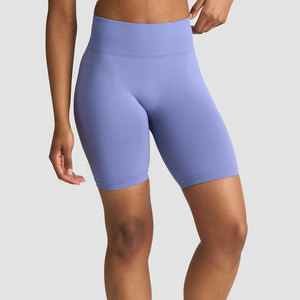 Shorts de sport sans couture en Spandex élastique pour femme, taille haute, moulant, pour fitness, course, entraînement et activités de plein air, avec effet push-up fessier - Product Image 6