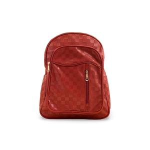 Maroon Casual <b>Student</b> <b>Backpack</b> P56209 - Product Image 3