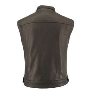 Veste en cuir pour homme de haute qualité, sur mesure, en gros, dernière mode, vêtements en cuir pour moto, vente en ligne. - Product Image 2