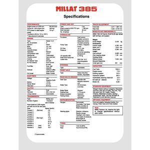 Tracteur Massey Ferguson MF 385 2WD 85 HP équipé d'un auvent pour l'agriculture à grande échelle abordable - Product Image 5