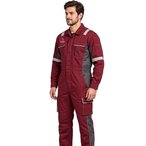 Overol de Seguridad Reflectante, Traje de Trabajo de Poliéster Resistente, Diseño de Alta Visibilidad, Ropa de Trabajo Transpirable, OEM - Product Image 3