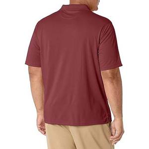 Camiseta de Manga Corta para Hombre, Diseño Sólido, Transpirable, de Secado Rápido, Spandex/Algodón, Tallas Grandes, Antiarrugas - Product Image 4