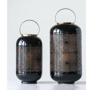 Juego de Portavelas de Metal Dorado Negro para Velas Votivas, Decoración para el Hogar, Portavelas de Metal con Diseño de Corte Láser - Product Image 4