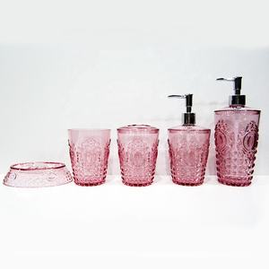 Ensemble de 4 pièces en plastique pour salle de bains, livraison gratuite - Product Image 4