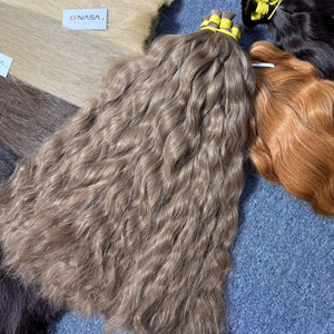 Extensiones de Cabello Humano Vietnamita 100g Color Claro 55cm de Largo Súper Doble Trama Paquetes a Granel Proveedores de Vietnam - Product Image 1