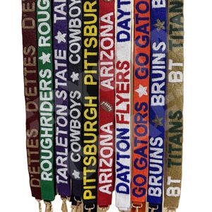 Roughiders Star personnalisé perlé sac à main sangle or blanc perle de rocaille sac sangles accessoires à la mode pour sacs - Product Image 1