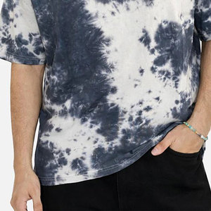 เสื้อยืดโอเวอร์ไซส์ผู้ชาย ล้างสีแบบแอซิดวอช ผ้าคอตตอนหนา สไตล์วินเทจ สตรีทแวร์ MOQ ต่ำ รับผลิตแบบ OEM ODM - Product Image 5